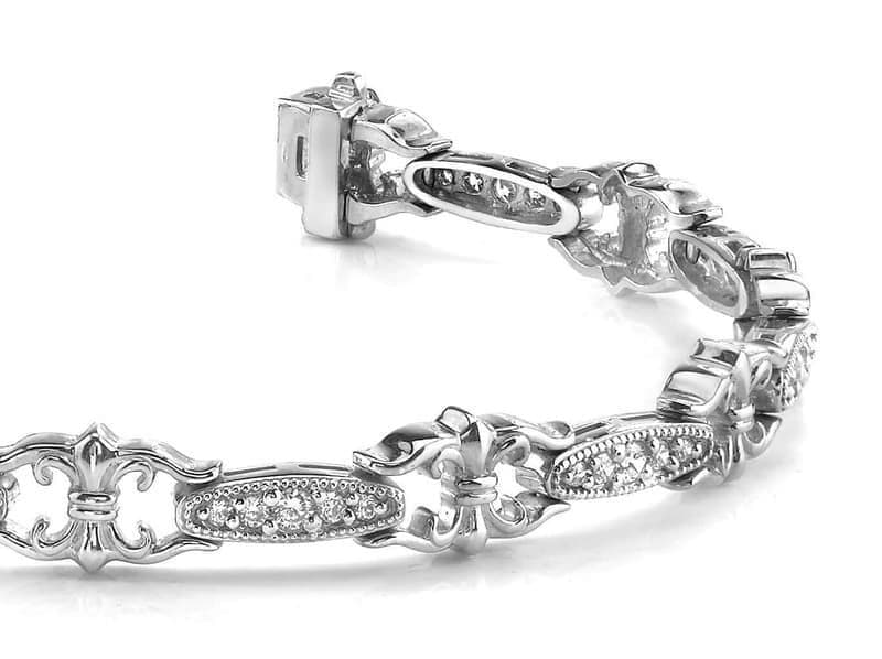 Two Tone Regal Link Bracelet