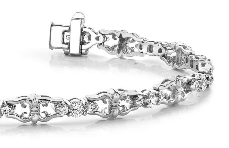 Triple Royal Two Tone Bracelet