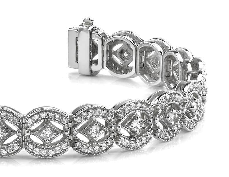 Grand Vintage Diamond Bracelet