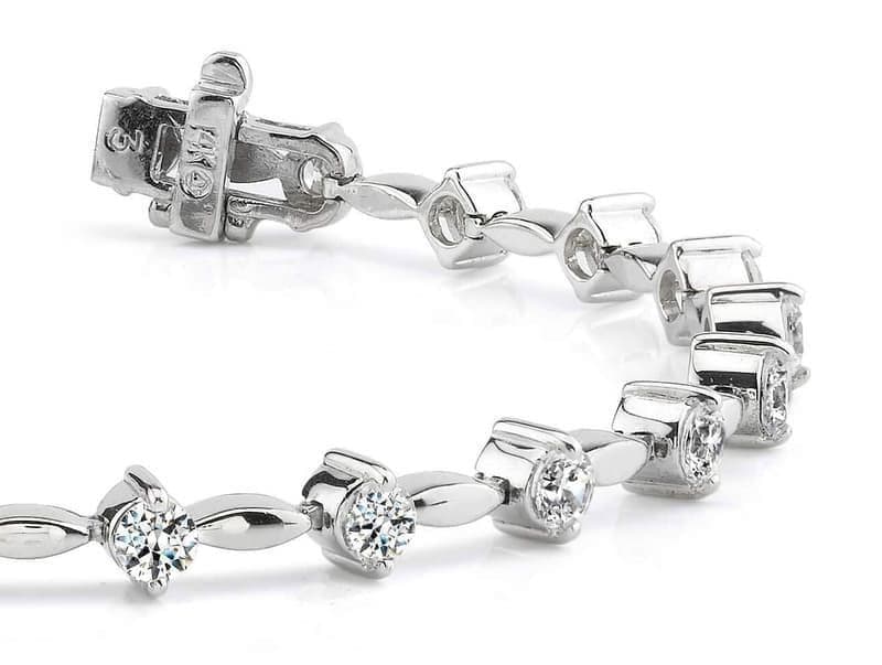 Petite Marquis Shaped Link Bracelet
