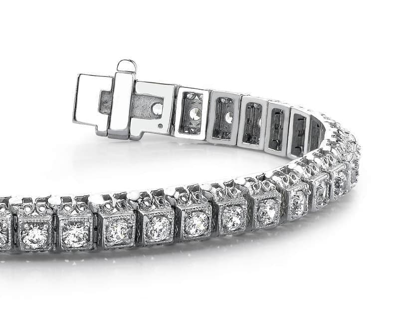 Vintage Inspired Square Detail Bracelet