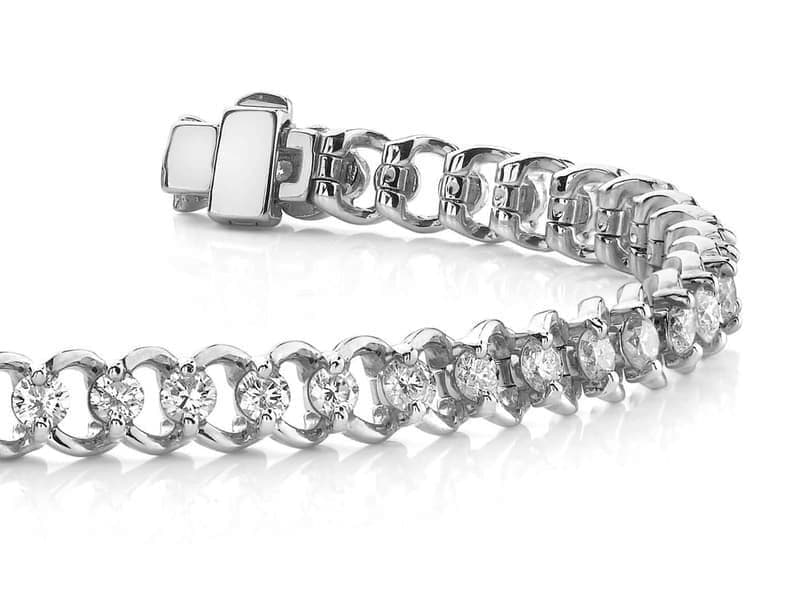 Diamond Solitaire Tennis Bracelet