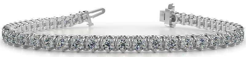 Classic Six Prong Diamond Bracelet