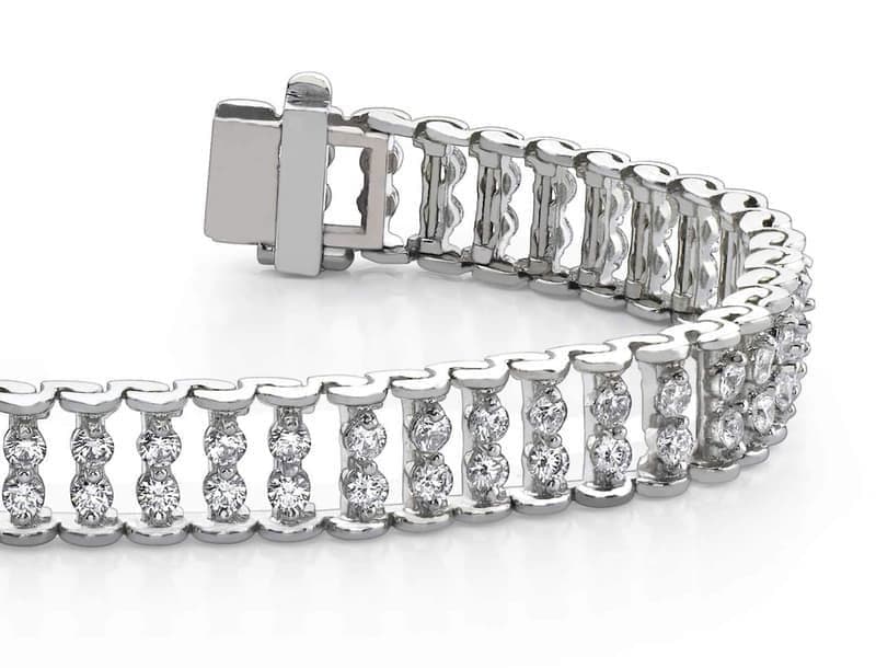 Double the Elegance Diamond Bracelet