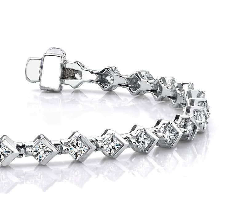 Partial Diamond Link Bracelet