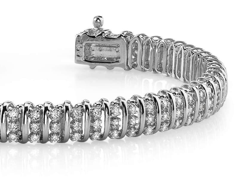 Triple Illusion Diamond Bracelet
