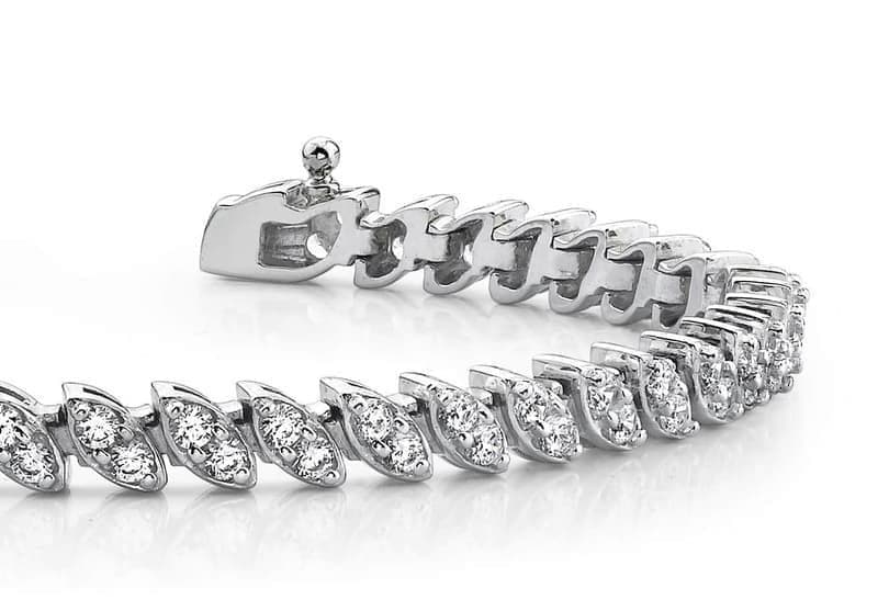Double Diamond Pod Bracelet