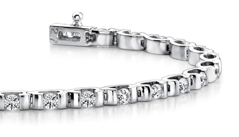 Tension Set Diamond Tennis Bracelet