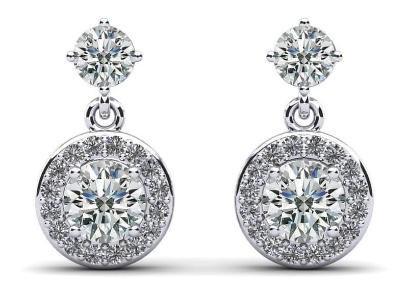 Heavenly Halo Drop Earrings