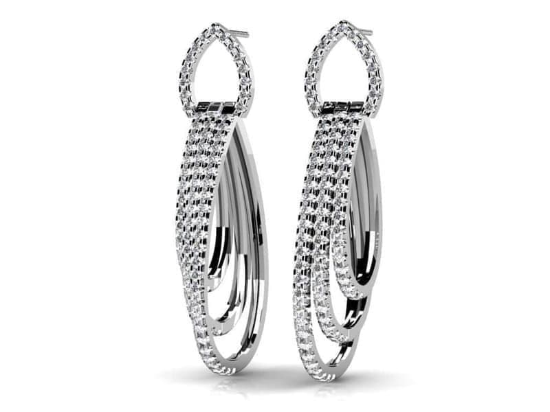Red Carpet Diamond Dangle Earrings