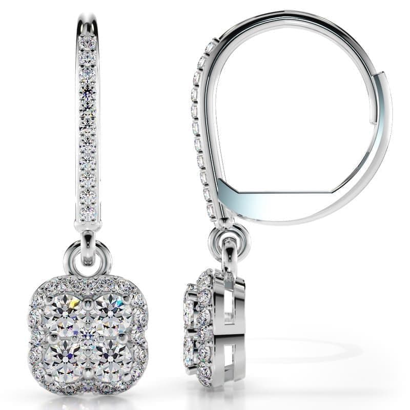 Lucky In Love Diamond Drop Earrings