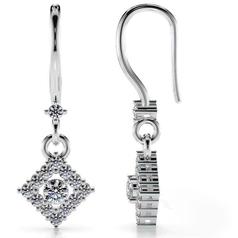 Starlight Diamond Drop Earrings
