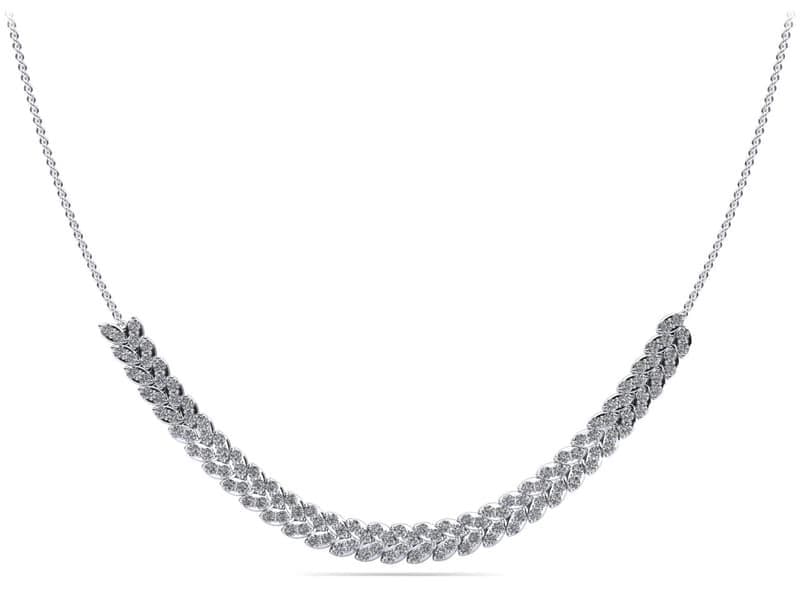 Marquise Illusion Diamond Necklace