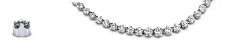 Amazing Diamond Strand Necklace