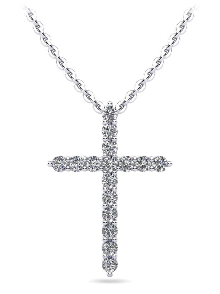 Timeless Cross Diamond Necklace