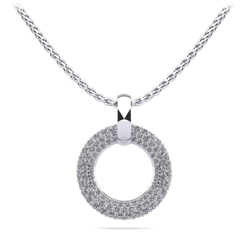 Circle of Life Diamond Pendant