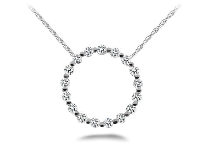 Diamond Circle Journey Pendant