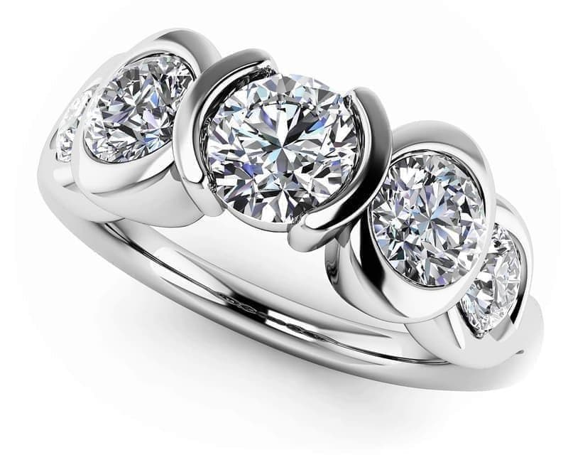 Modern Charm Diamond Ring