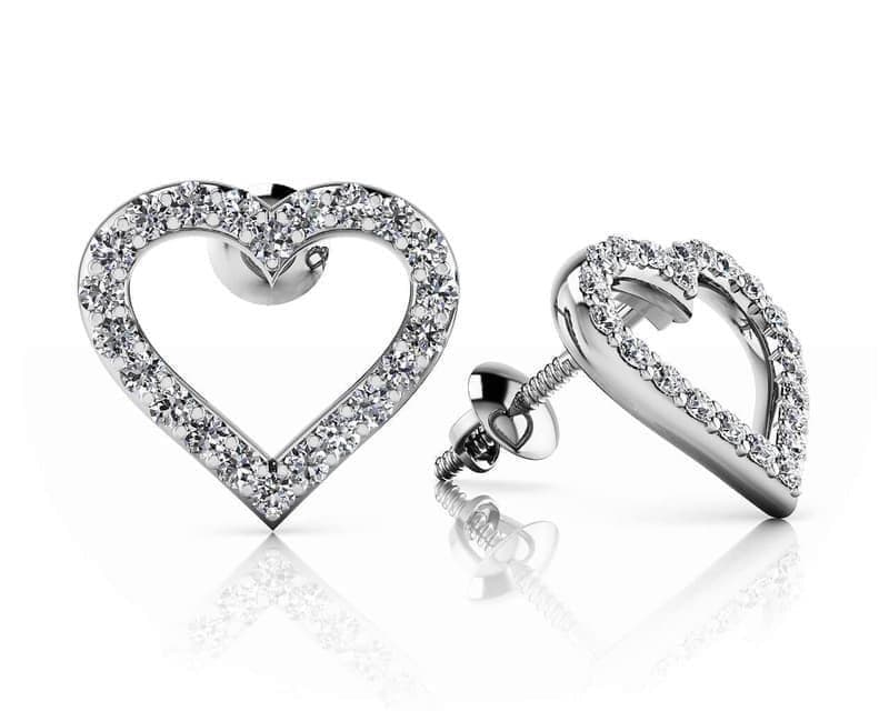 Sweetheart Diamond Earrings