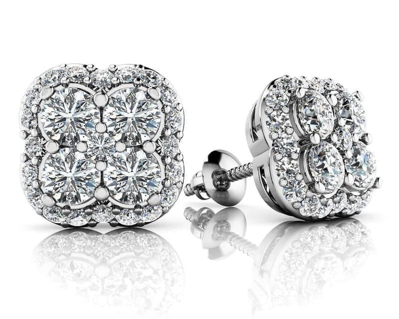Lucky In Love Designer Stud Earrings