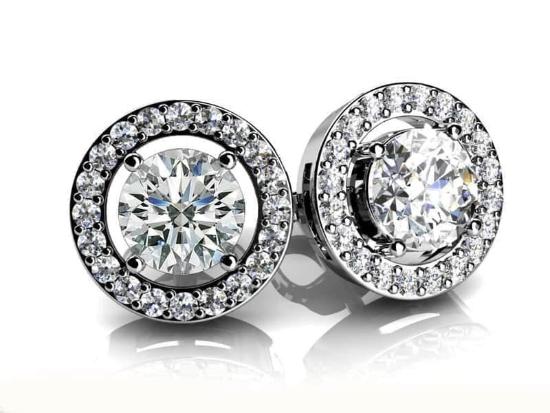 Romanced By Diamonds Stud Earrings