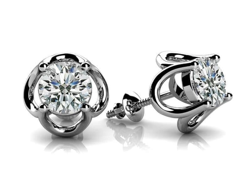 Four Prong Petal Studs